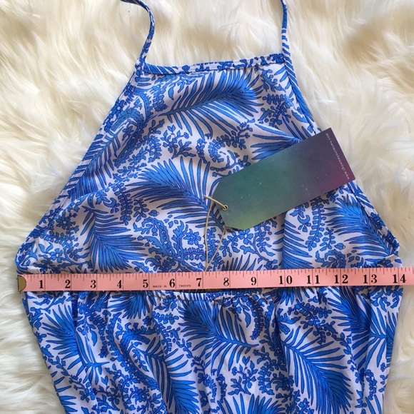 NWT Show Me Your Mumu Heather Halter Maxi Dress - in Sea Breeze - Picture 13 of 16